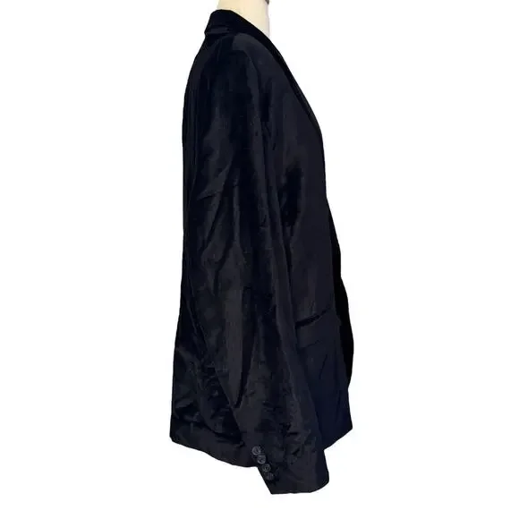 GUESS Fulham Black Velvet Knit Blazer Business Jacket Men’s Size XL - Picture 6 of 11